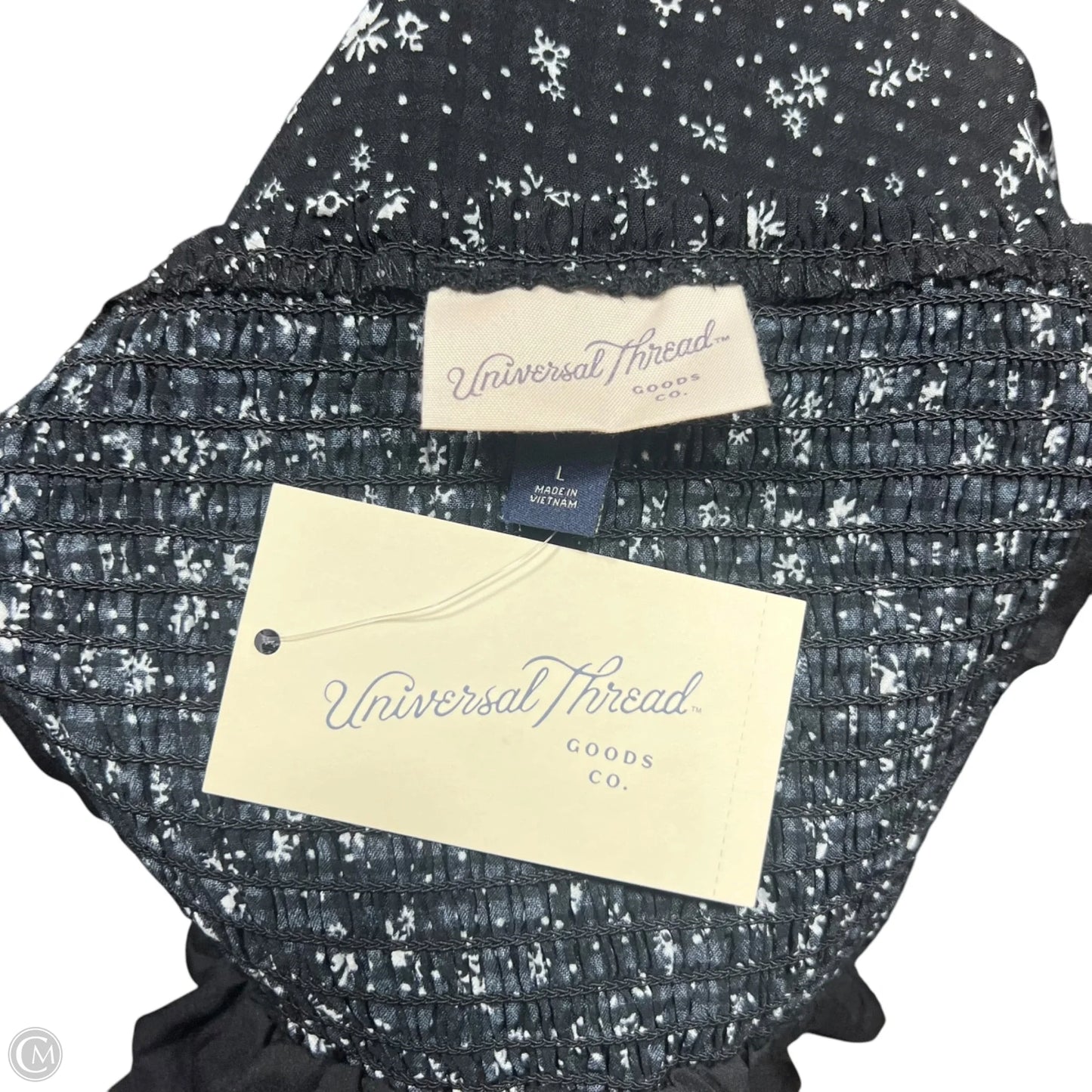 Dress Casual Maxi By Universal Thread In Black & White, Size: L