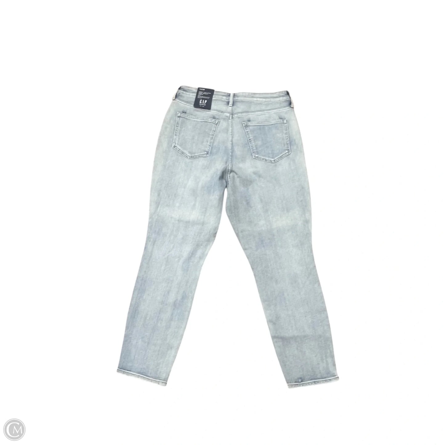 Jeans Skinny By Gap In Blue Denim, Size: 14