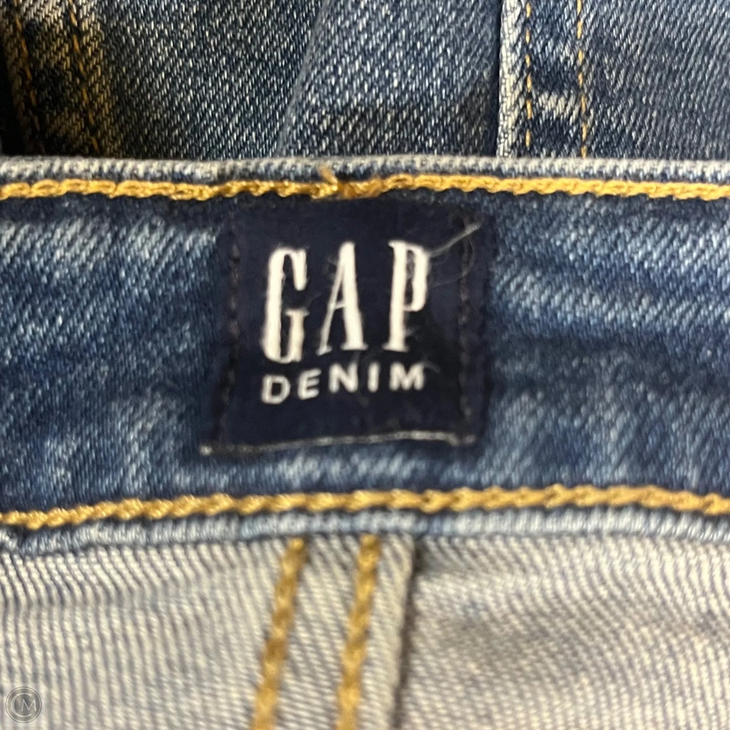 Jeans Skinny By Gap In Blue Denim, Size: 14