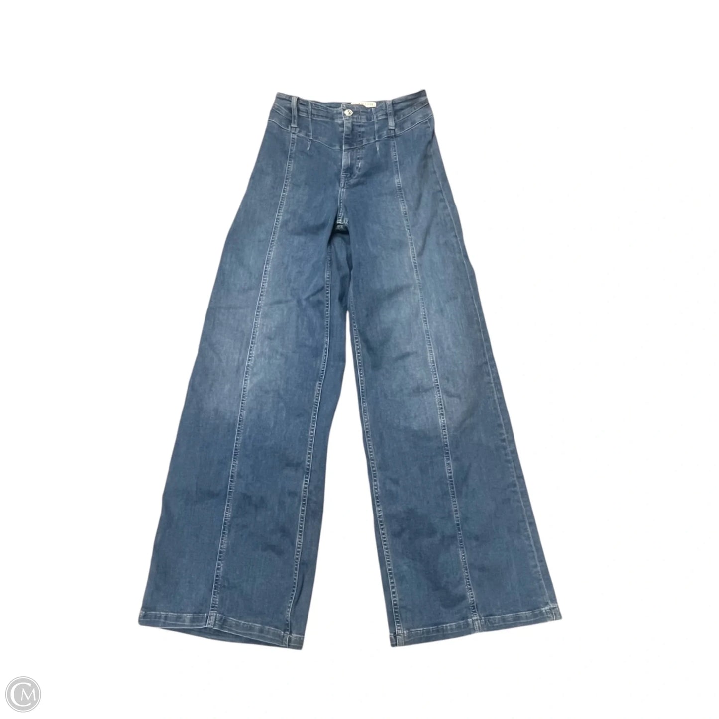 Jeans Wide Leg By We The Free In Blue Denim, Size: 2
