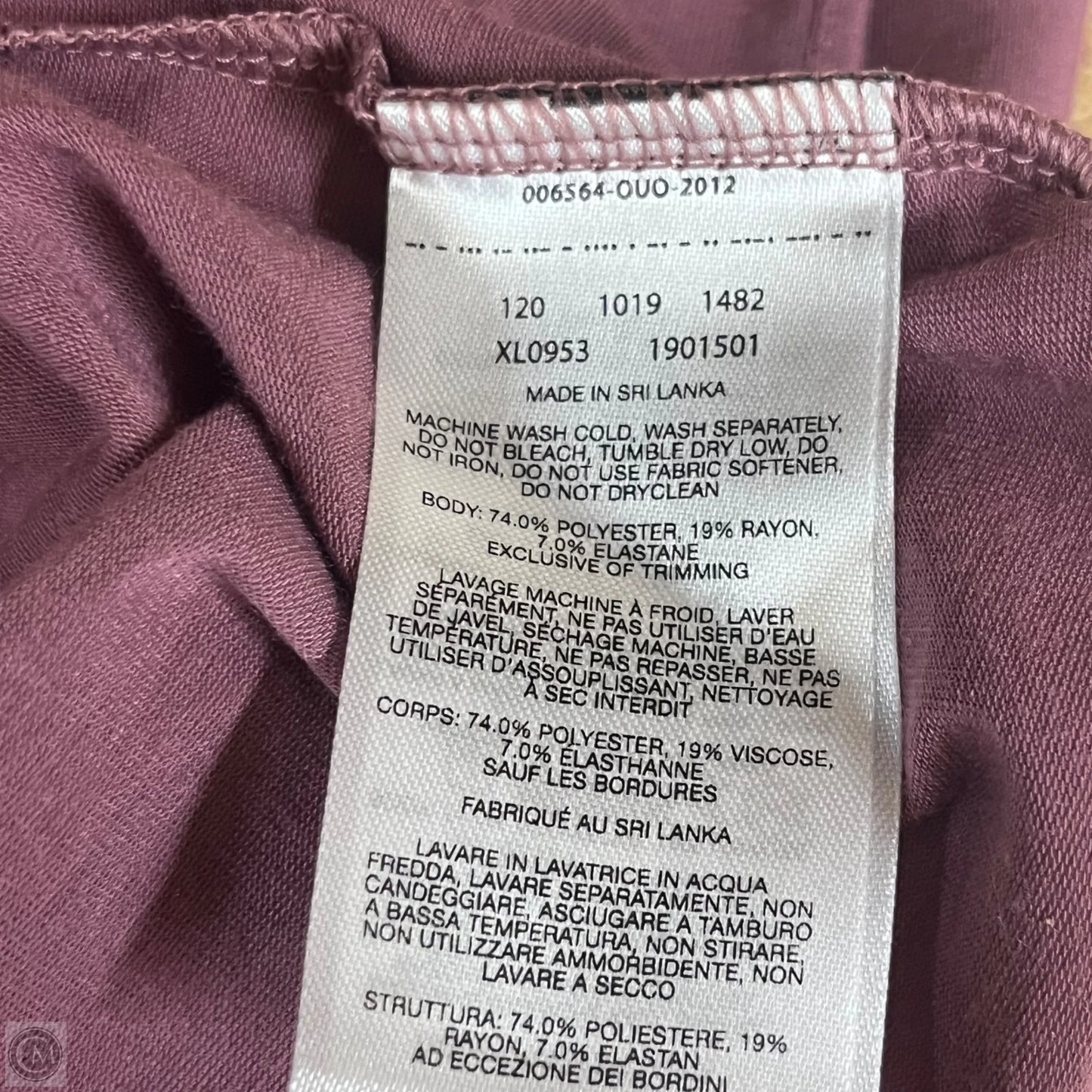 Dress Casual Midi By Columbia In Mauve, Size: M