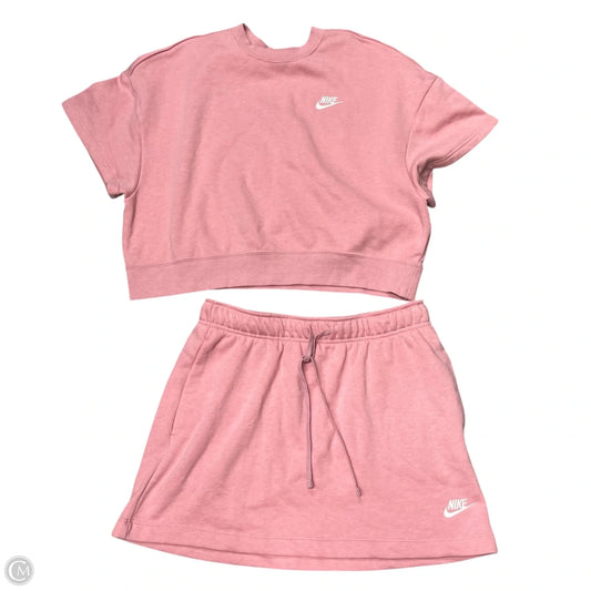 Skirt Set 2pc By Nike Apparel In Pink, Size: M