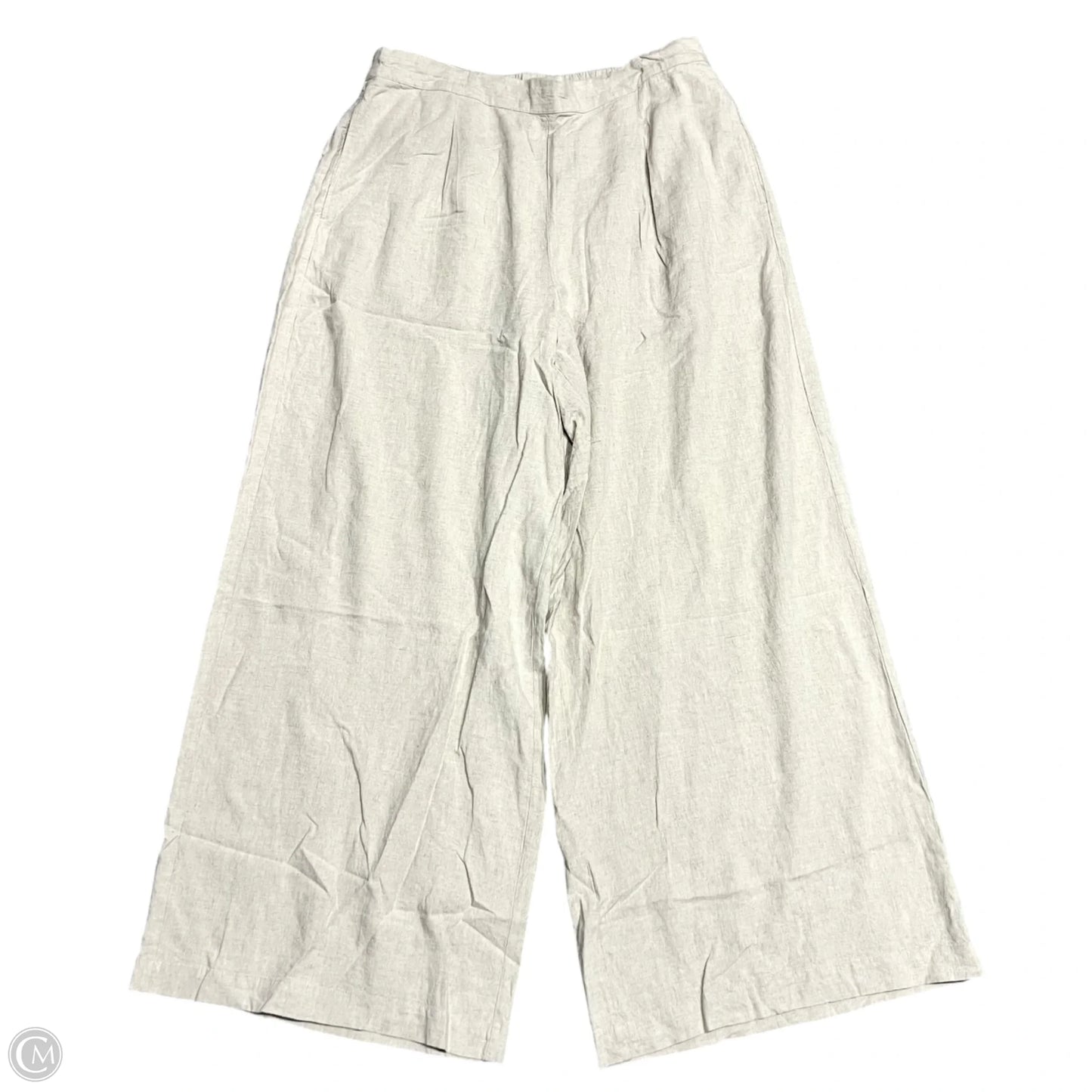 Pants Linen By Madewell In Tan, Size: Xl