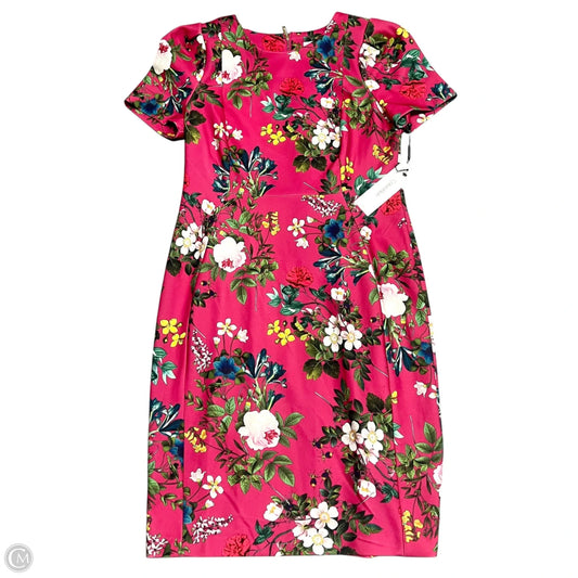 Dress Party Midi By Calvin Klein In Floral Print, Size: L