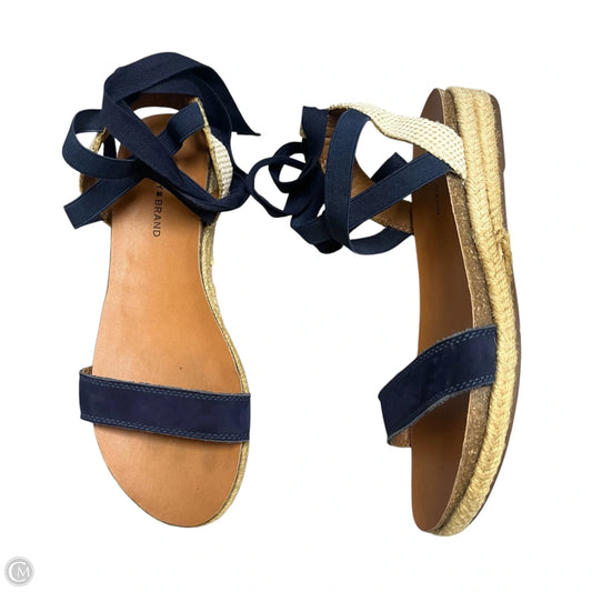 Sandals Flats By Lucky Brand In Navy, Size: 8