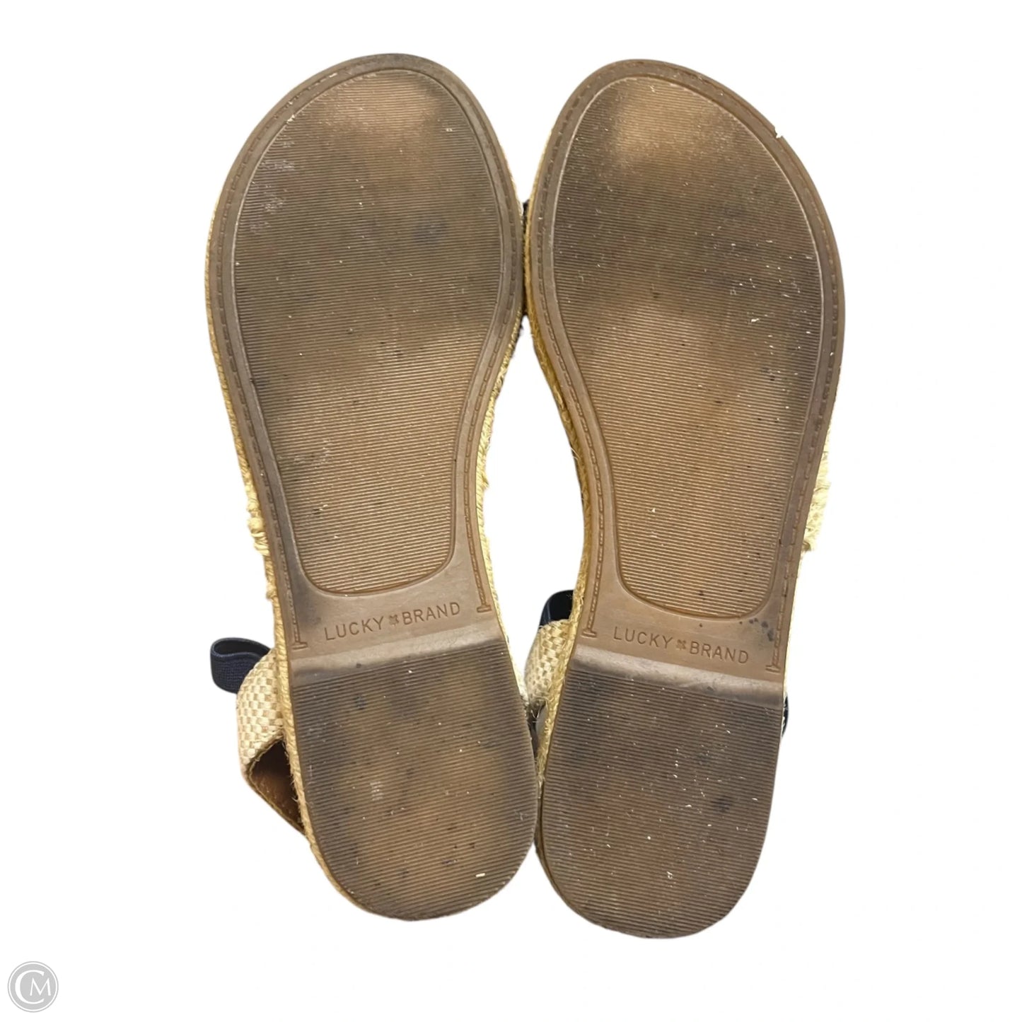 Sandals Flats By Lucky Brand In Navy, Size: 8