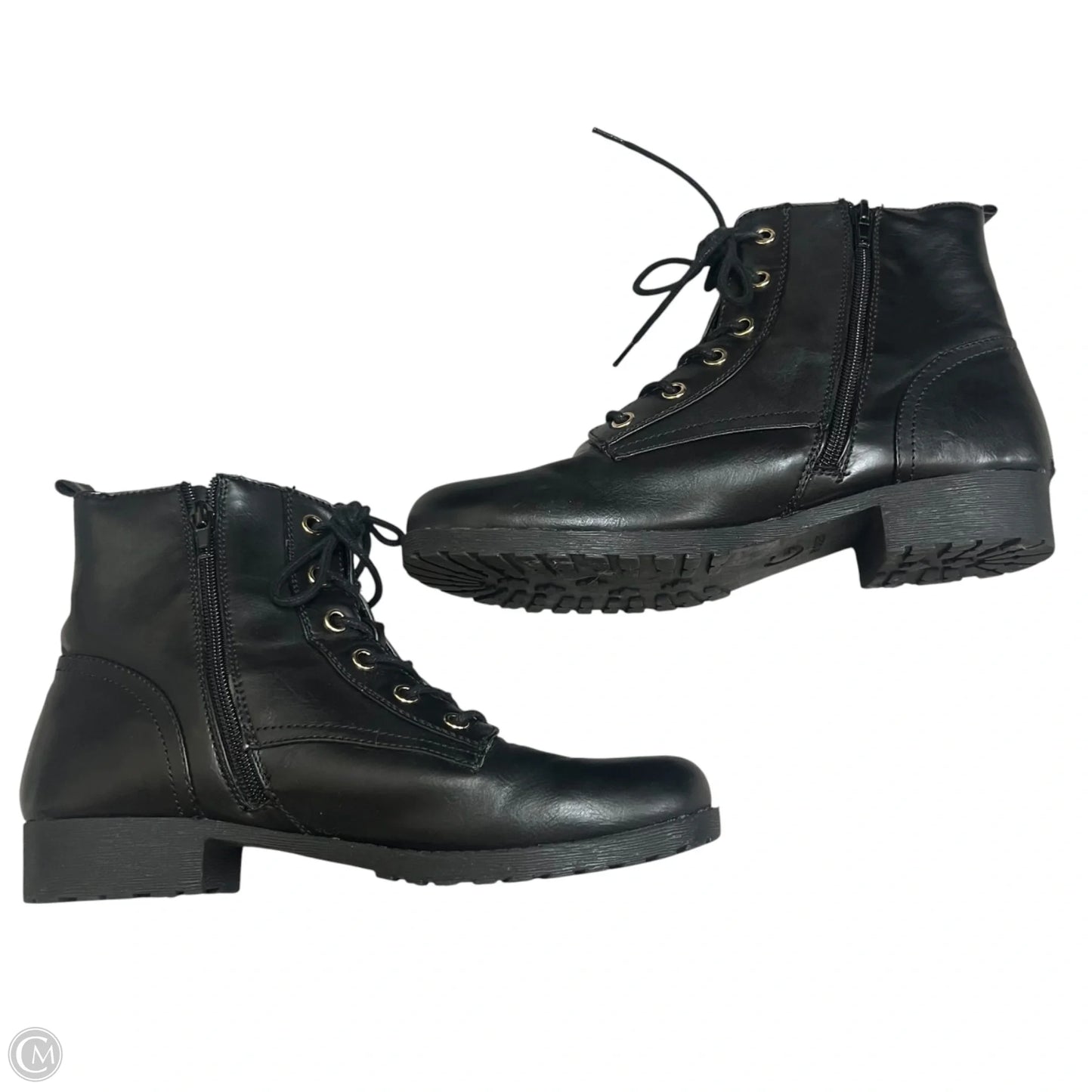 Boots Combat By G By Guess In Black, Size: 8