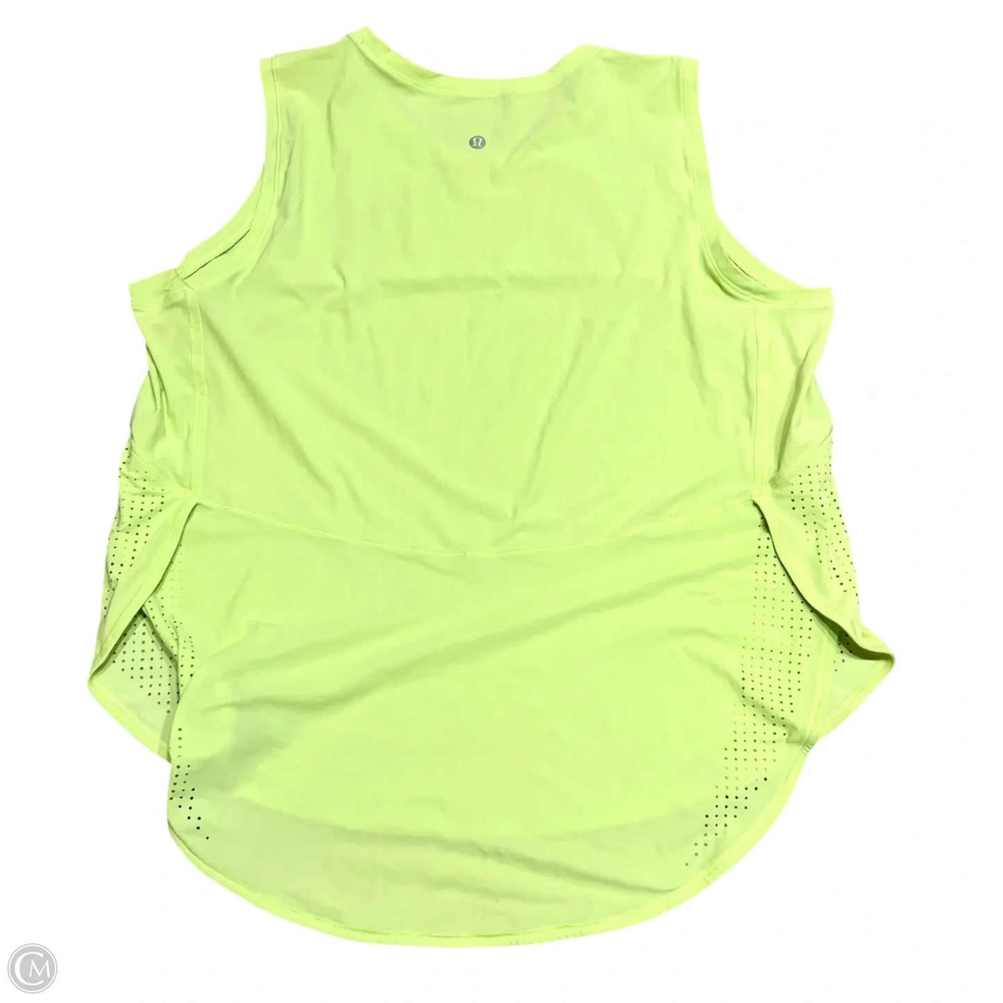 Athletic Tank Top By Lululemon In Green, Size: L