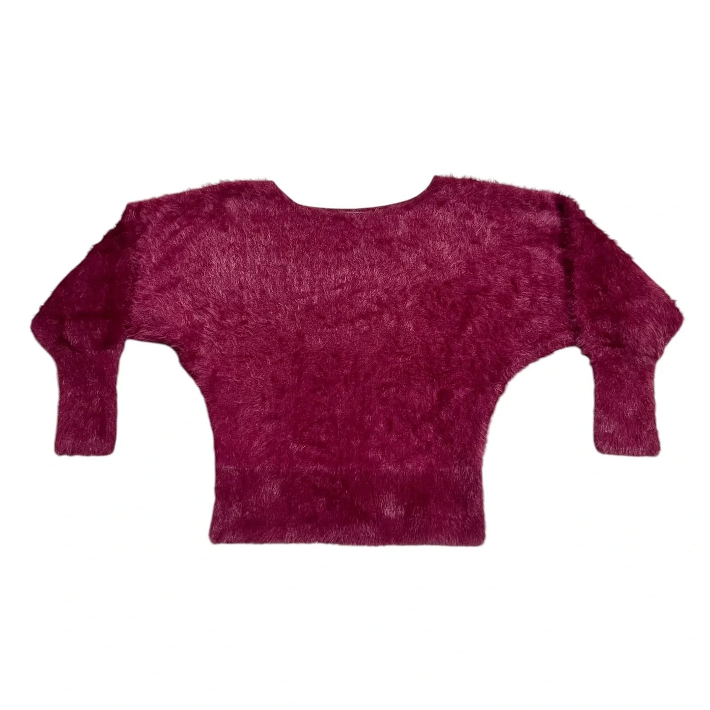 Sweater By Anthropologie In Maroon, Size: S