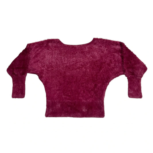 Sweater By Anthropologie In Maroon, Size: S