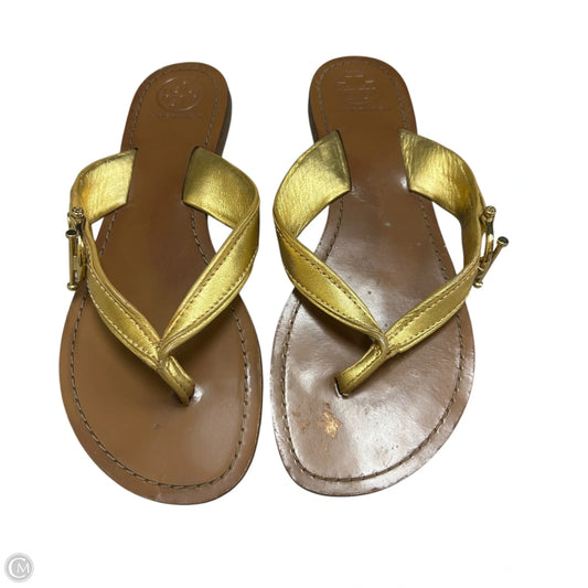 Sandals Designer By Tory Burch In Brown, Size: 9