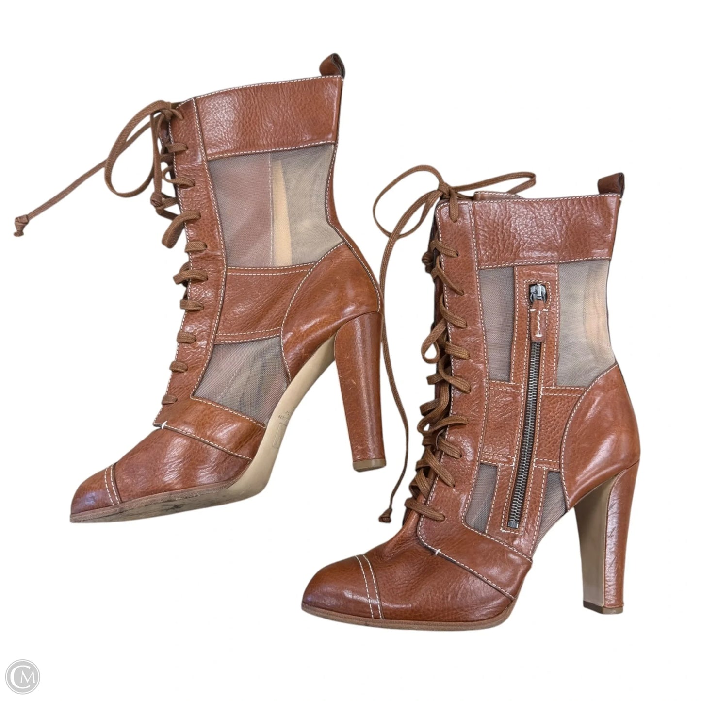 Boots Designer By Reed Krakoff In Brown, Size: 9.5