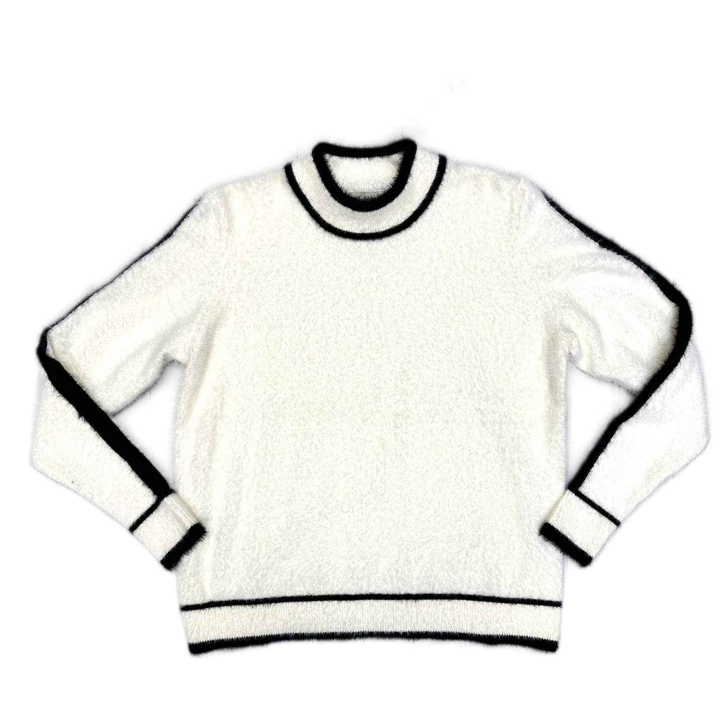 Sweater By Marc New York In White Black, Size: M