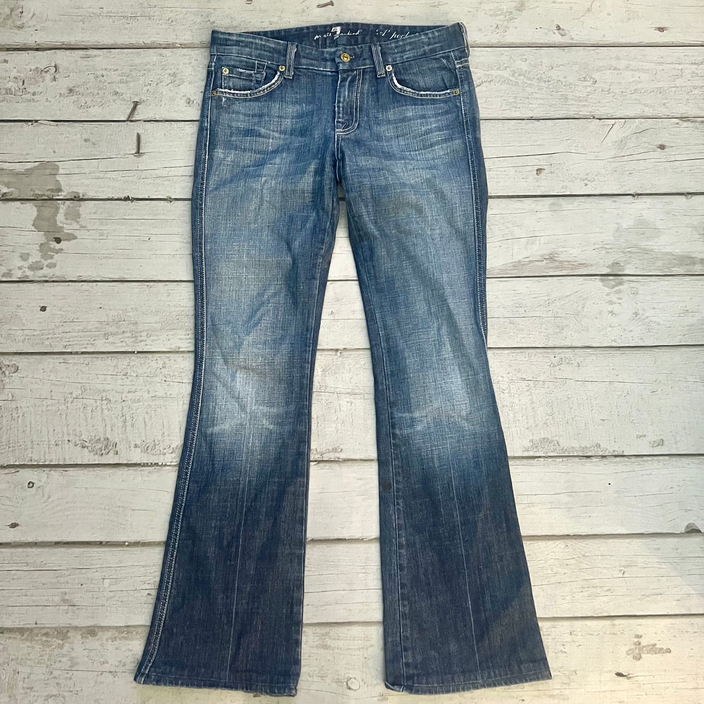 Jeans Flared By 7 For All Mankind  Size: 6