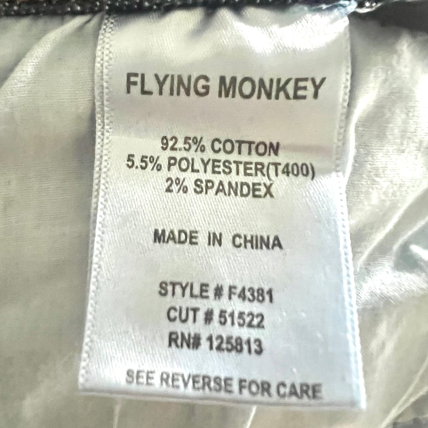 Jeans Flared By Flying Monkey  Size: 2