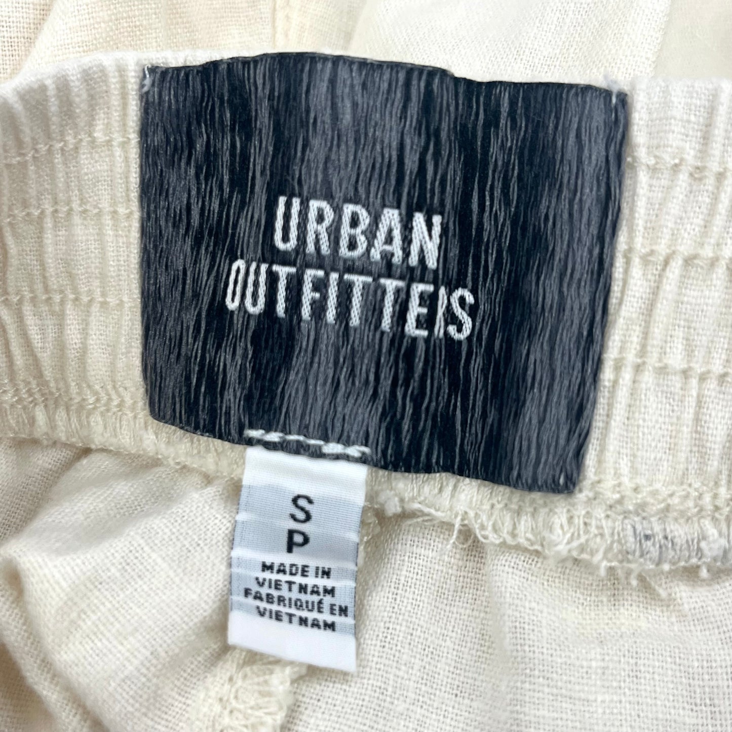 Pants Linen By Urban Outfitters In Cream, Size: S