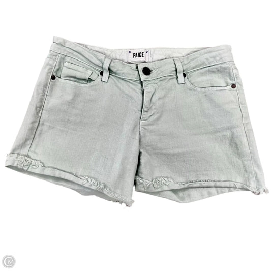 Shorts Designer By Paige In Green, Size: 6