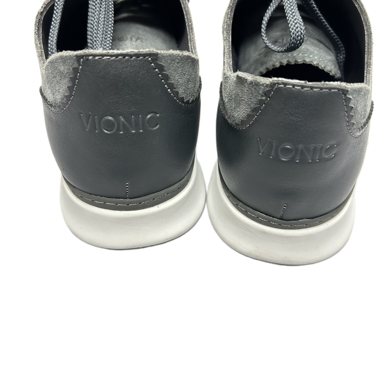 Grey & White Shoes Sneakers By Vionic, Size: 8.5