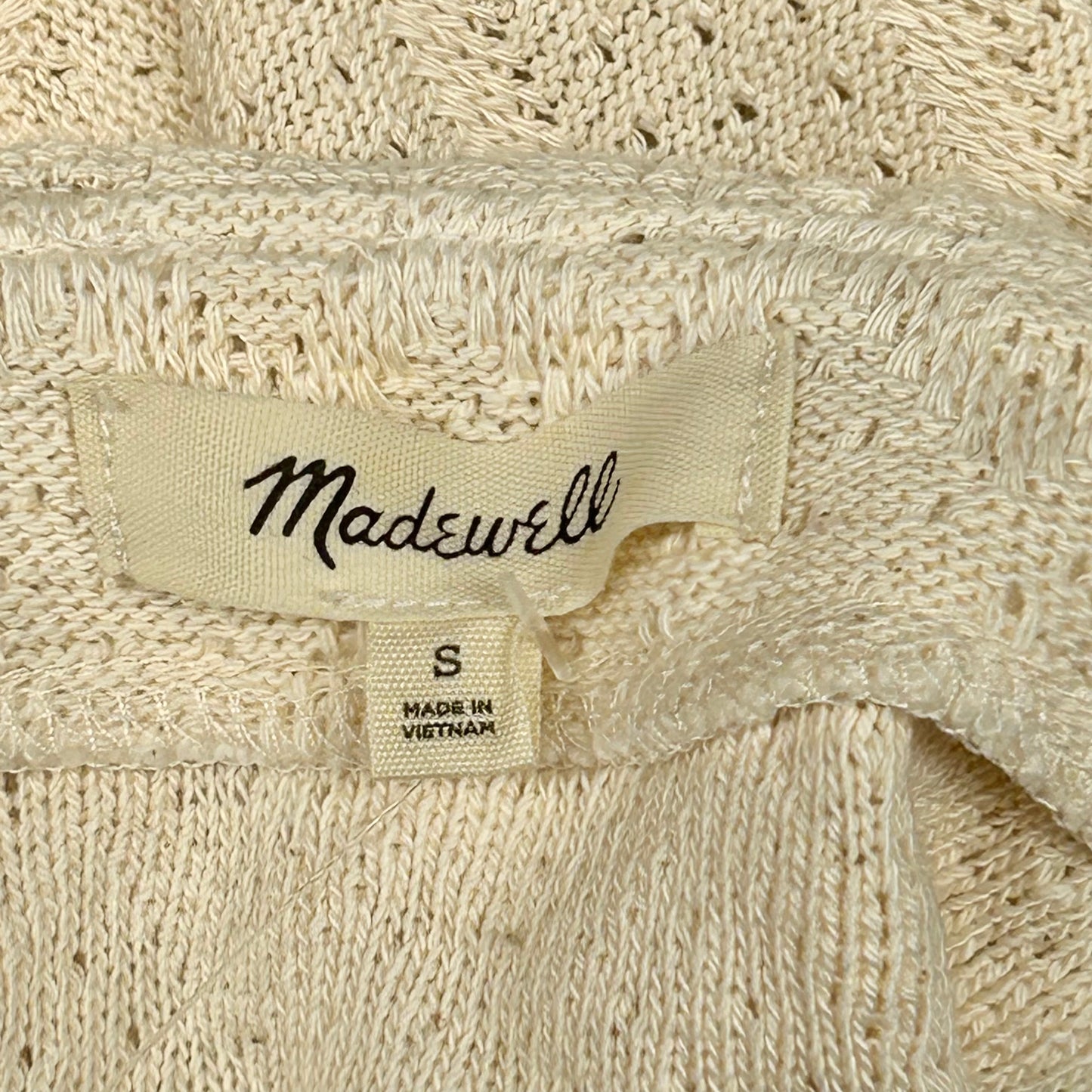 Top Sleeveless By Madewell  Size: S