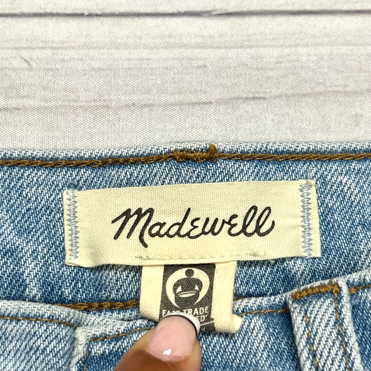 Blue Denim Jeans Straight By Madewell, Size: 00