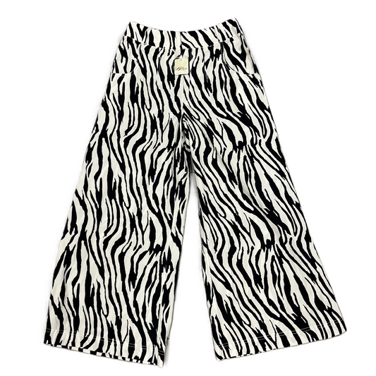 Pants Wide Leg By Free People In Zebra Print, Size: S