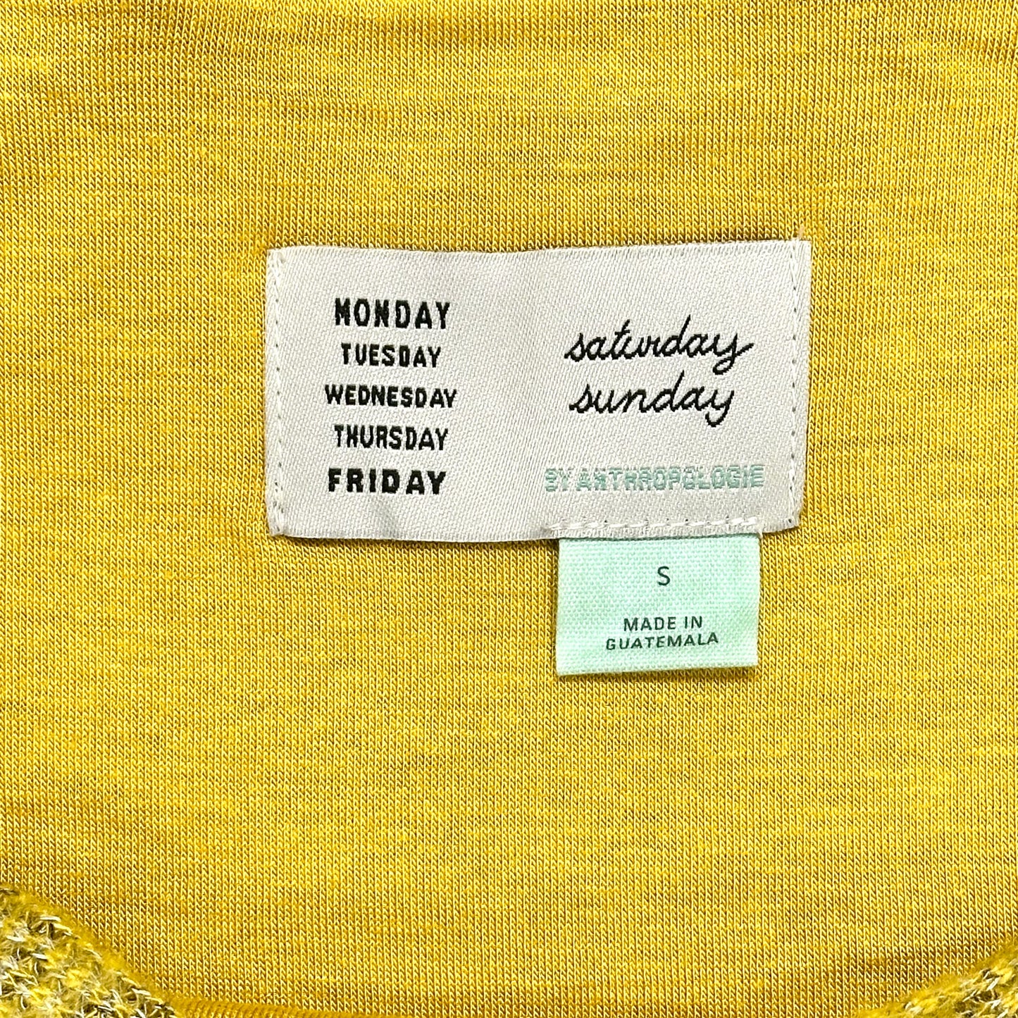 Dress Sweater By Anthropologie In Yellow, Size: S