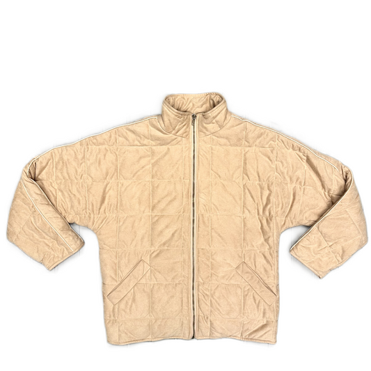 Coat Puffer & Quilted In Peach, Size: S