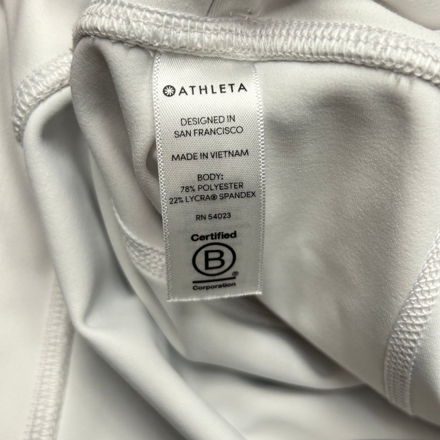 Athletic Leggings By Athleta In White, Size: 1x