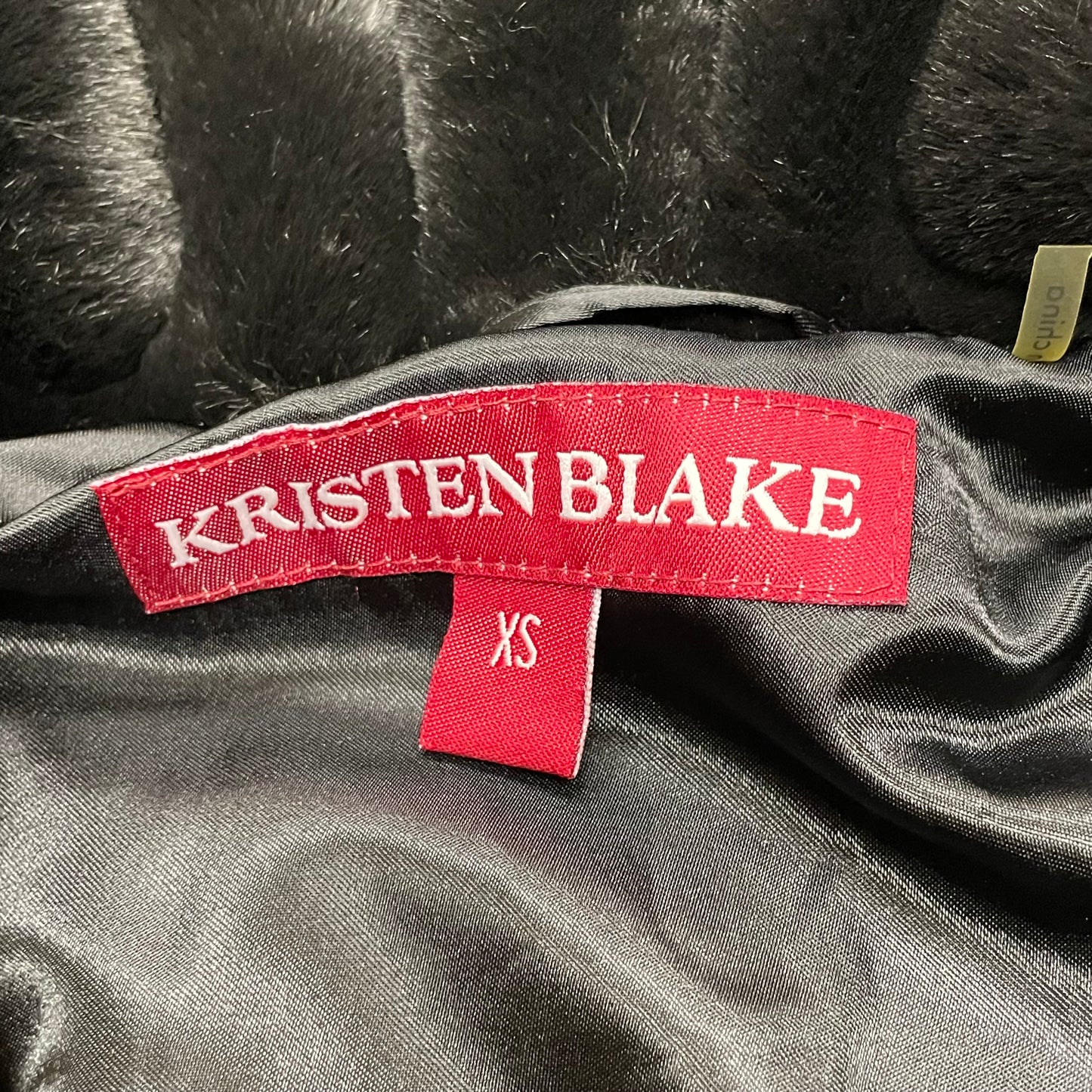 Coat Faux Fur & Sherpa By Kristen Blake In Black, Size: Xs