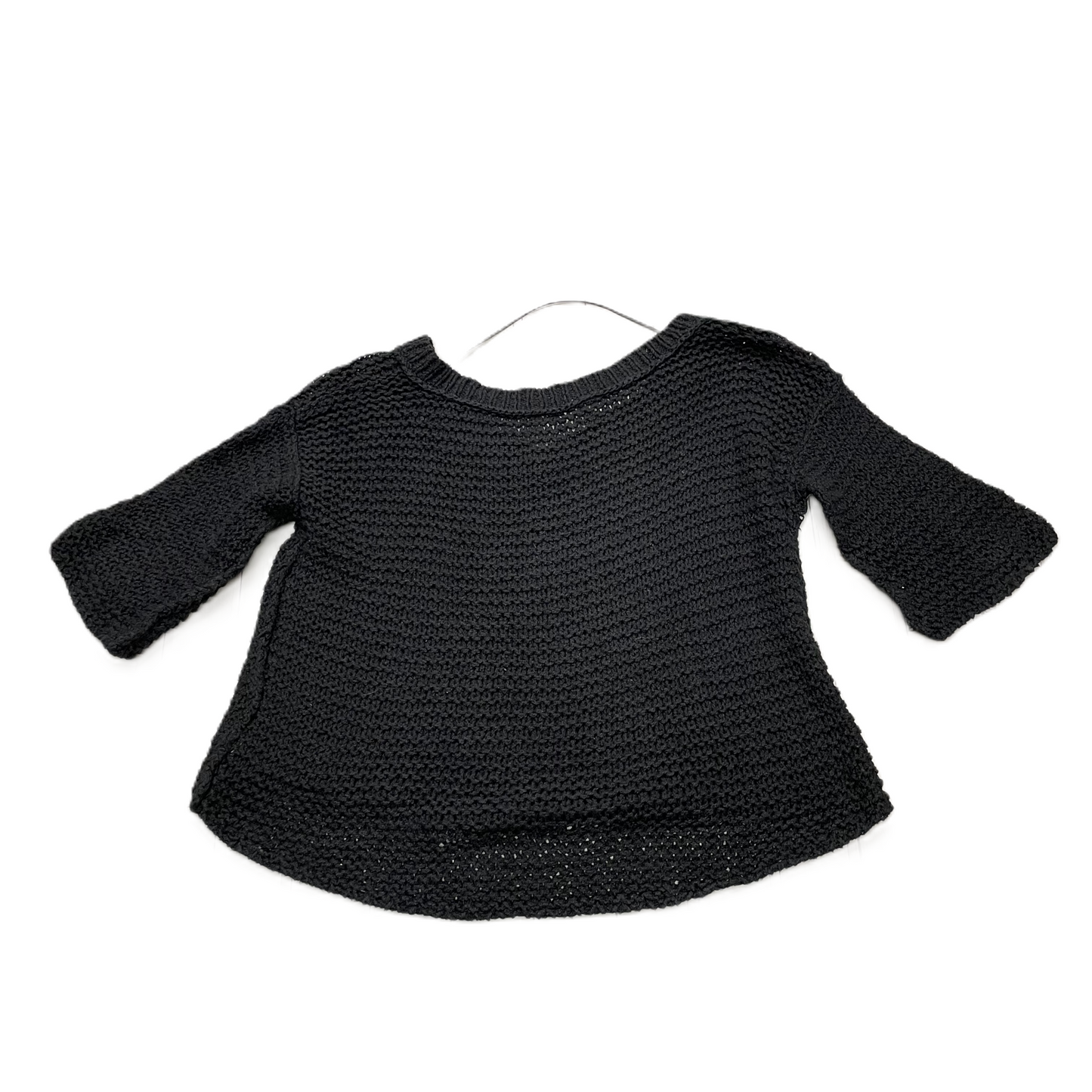 Sweater Short Sleeve By Free People In Black, Size: Xs