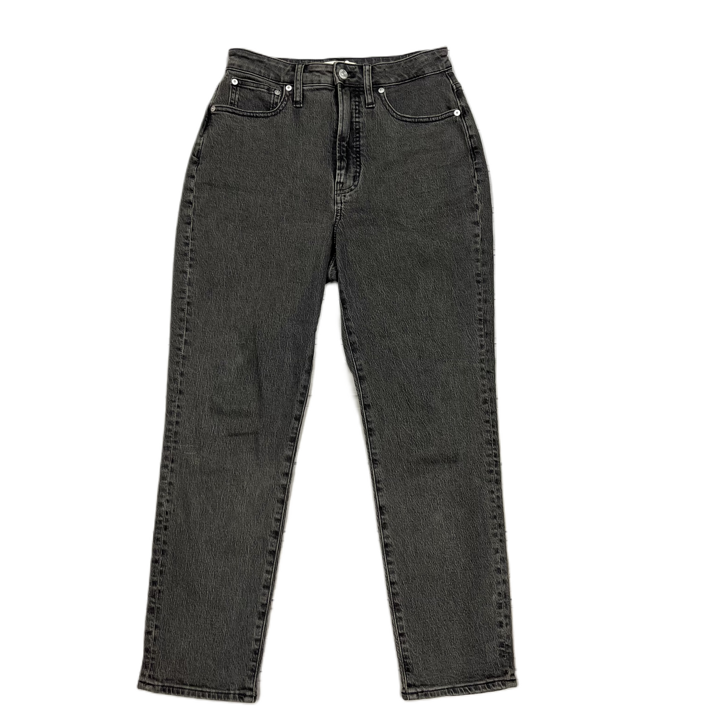 Jeans Boyfriend By Madewell In Black Denim, Size: 4