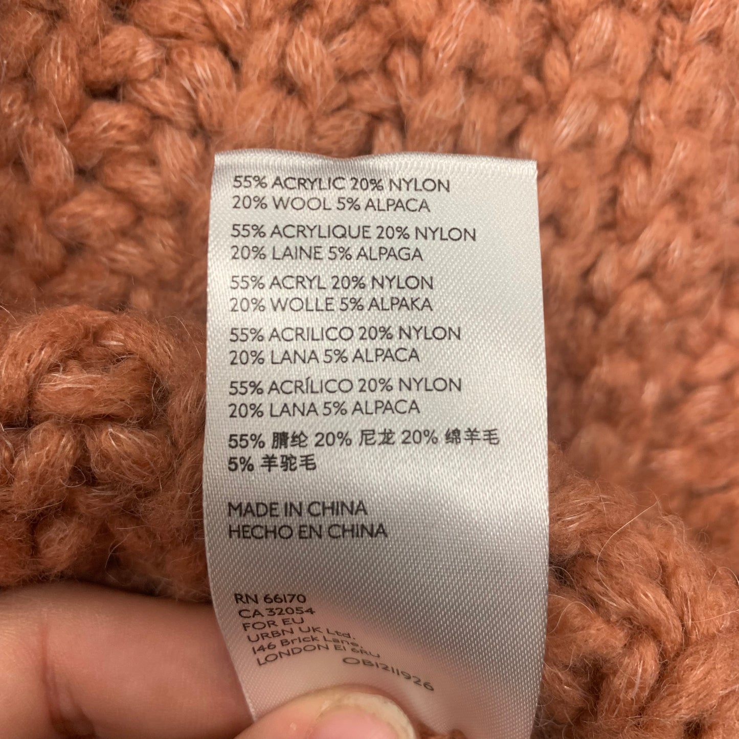 Sweater By Anthropologie In Peach, Size: S