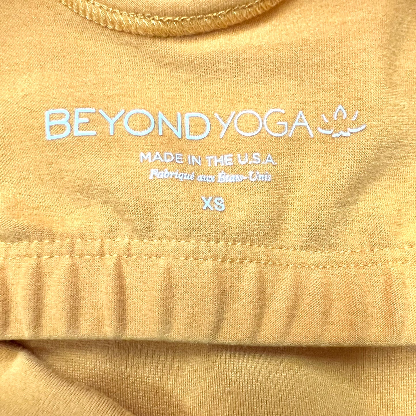 Athletic Bra By Beyond Yoga In Yellow, Size: Xs