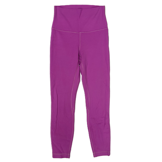 Athletic Leggings By Lululemon In Pink, Size: S