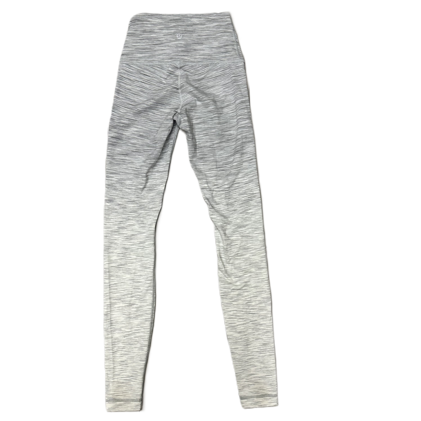 Athletic Leggings By Lululemon In Grey & White, Size: Xs