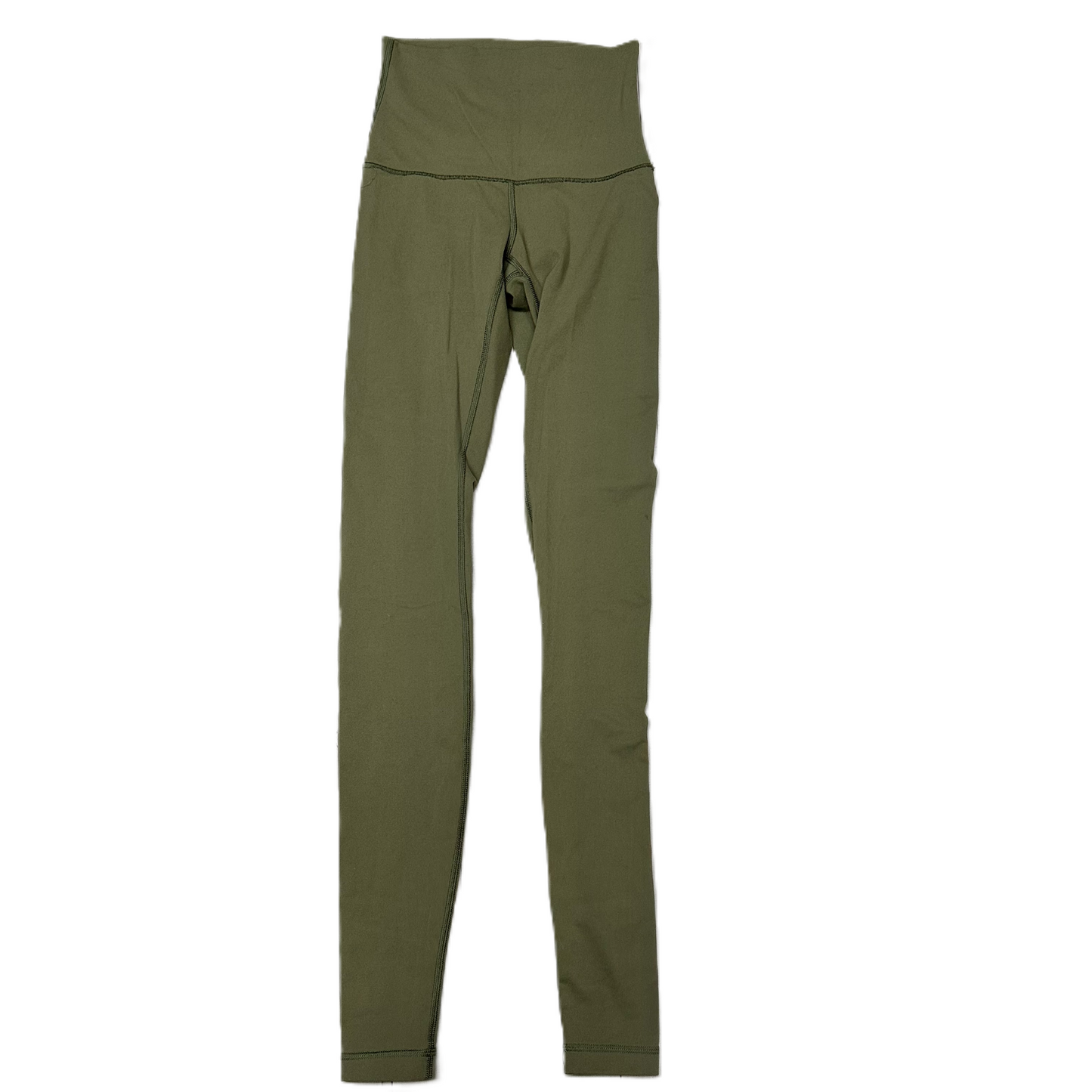 Athletic Leggings By Lululemon In Green, Size: Xs