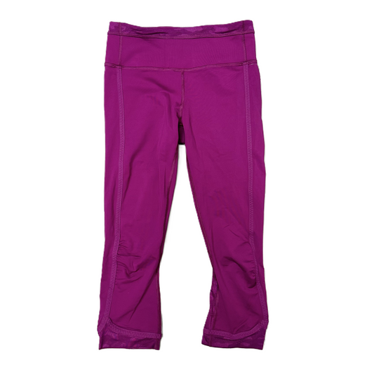 Athletic Leggings Capris By Lululemon In Purple, Size: Xs