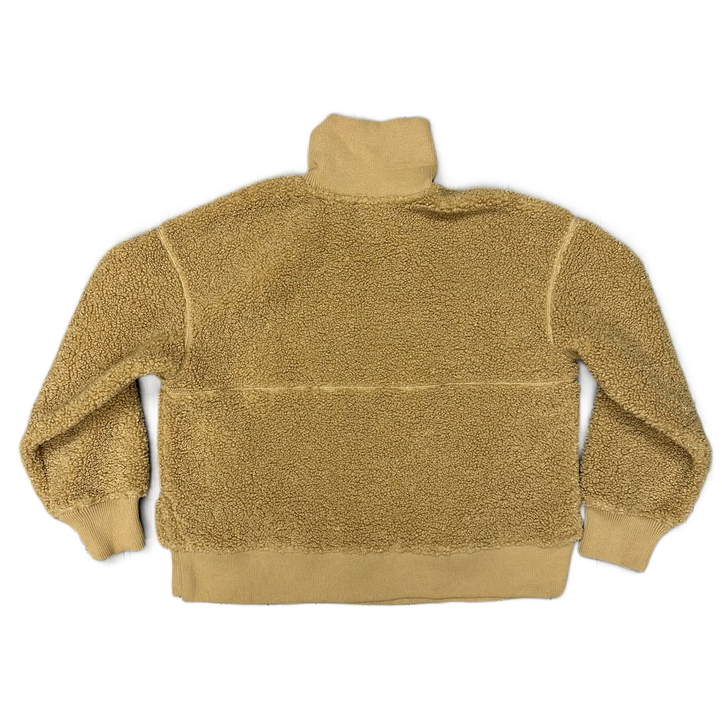 Sweatshirt Collar By Joy Lab In Tan, Size: L