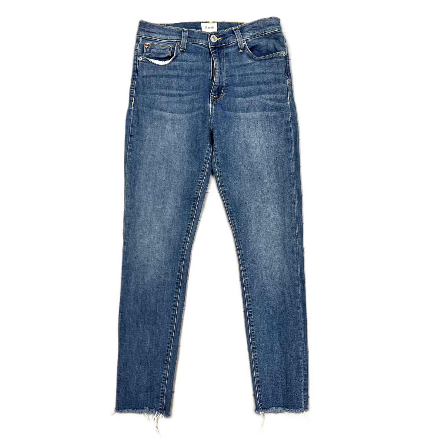 Jeans Skinny By Hudson In Blue, Size: 6