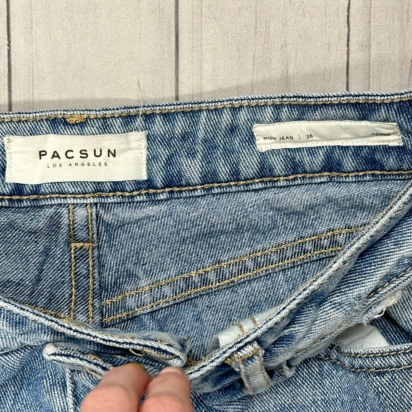 Jeans Boyfriend By Pacsun In Blue Denim, Size: 2