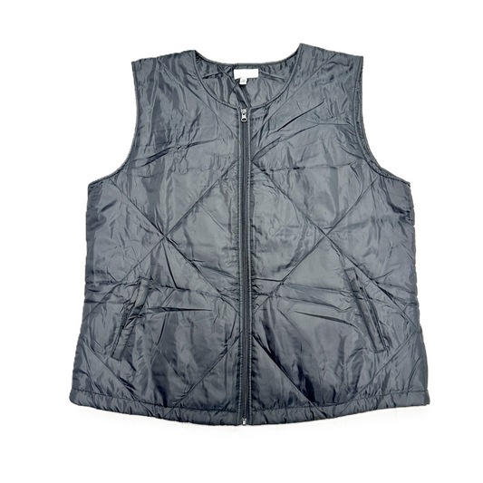 Vest Puffer & Quilted By Socialite In Black, Size: Xl