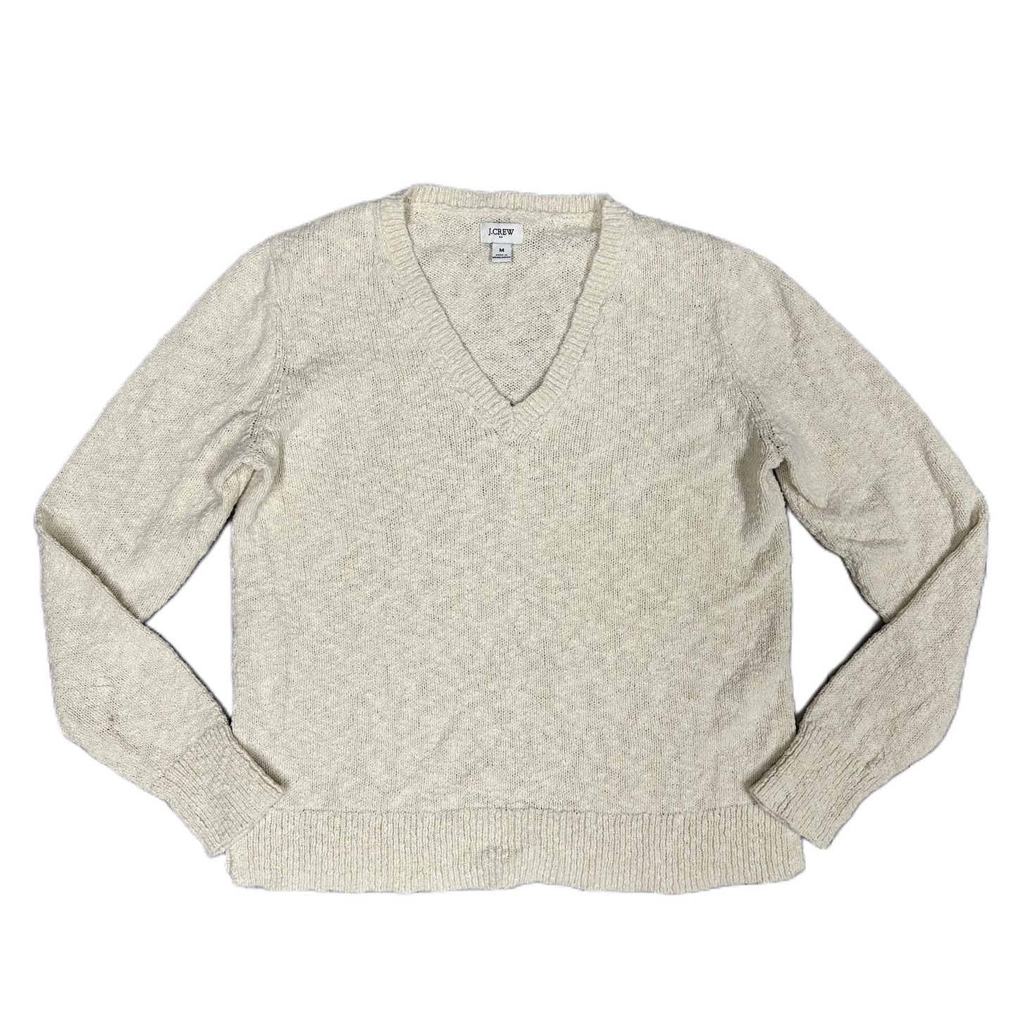 Sweater By J. Crew In Cream, Size: M