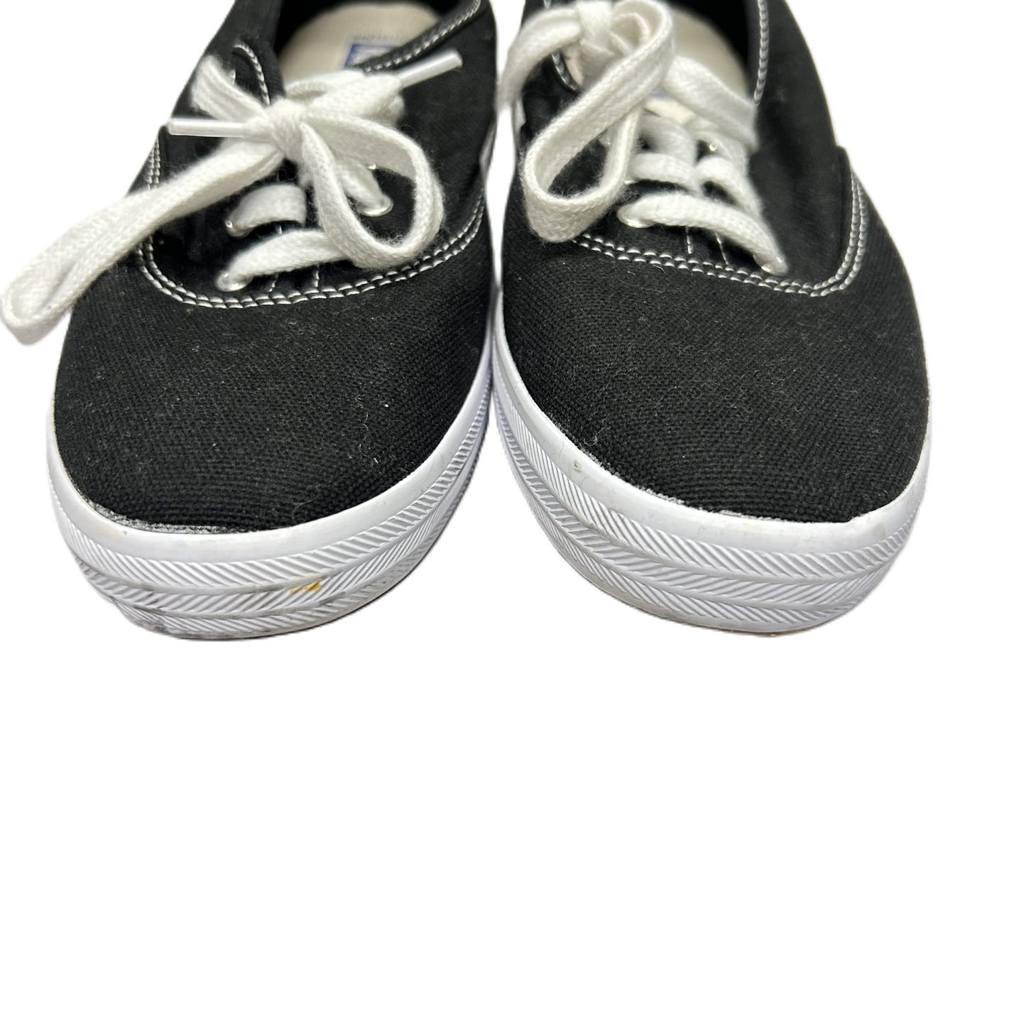 Black White Shoes Sneakers By Keds, Size: 7.5