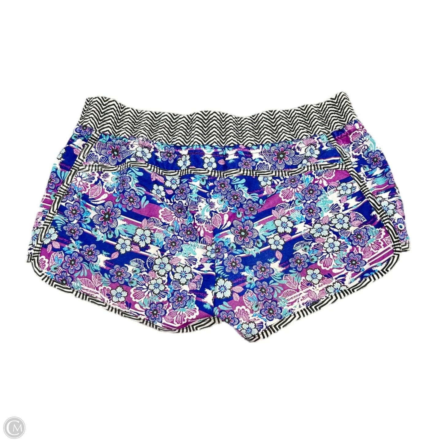 Athletic Shorts By Athleta In Purple & White, Size: 12