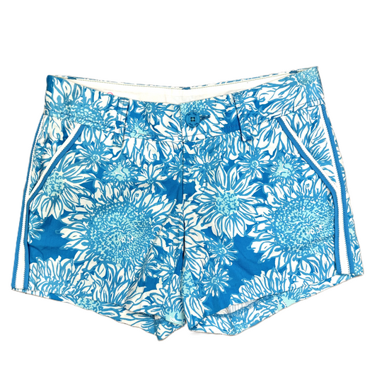 Shorts Designer By Lilly Pulitzer In Blue & White, Size: 0