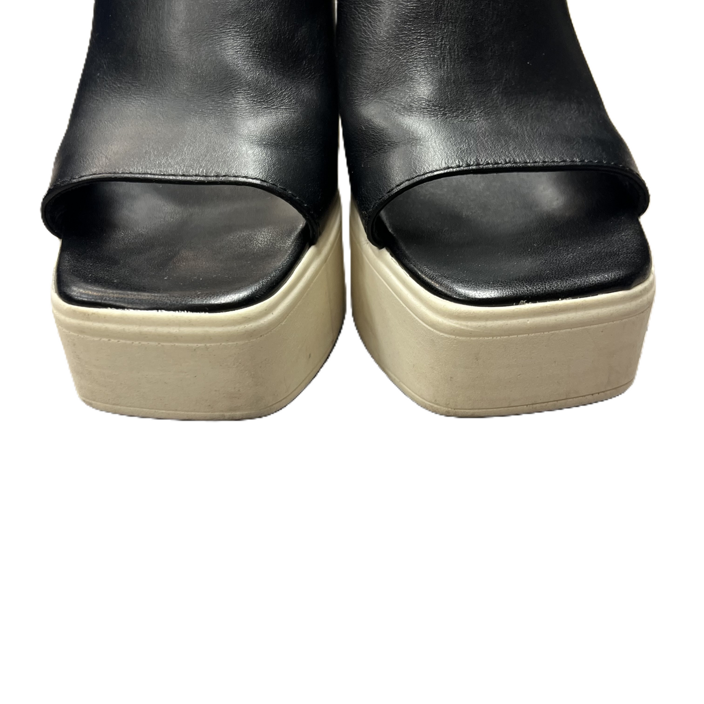 Shoes Heels Block By Free People In Black & Cream, Size: 5.5