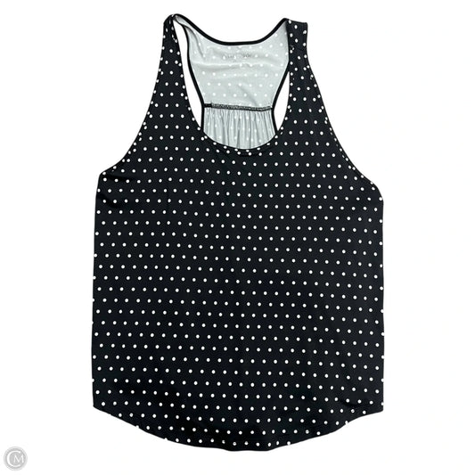 Top Short Sleeve Designer By Kate Spade In Black & White, Size: L