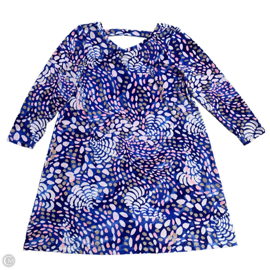 Dress Designer By Lilly Pulitzer In Blue & Pink, Size: Xl