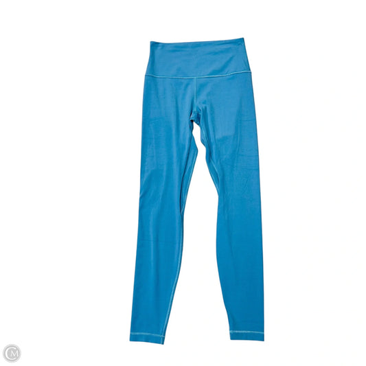 Athletic Leggings By Lululemon In Blue, Size: 6
