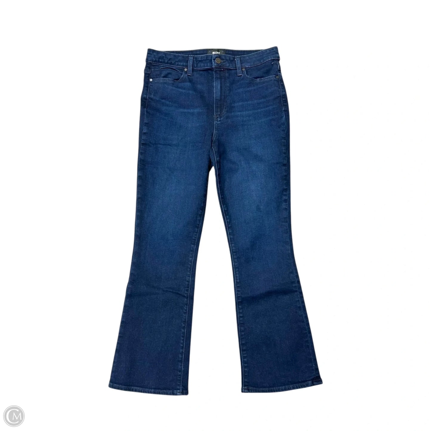 Jeans Boot Cut By Paige In Blue Denim, Size: 10